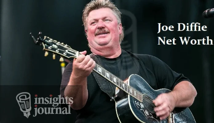 Joe Diffie performing on stage, illustrating his net worth and musical legacy.
