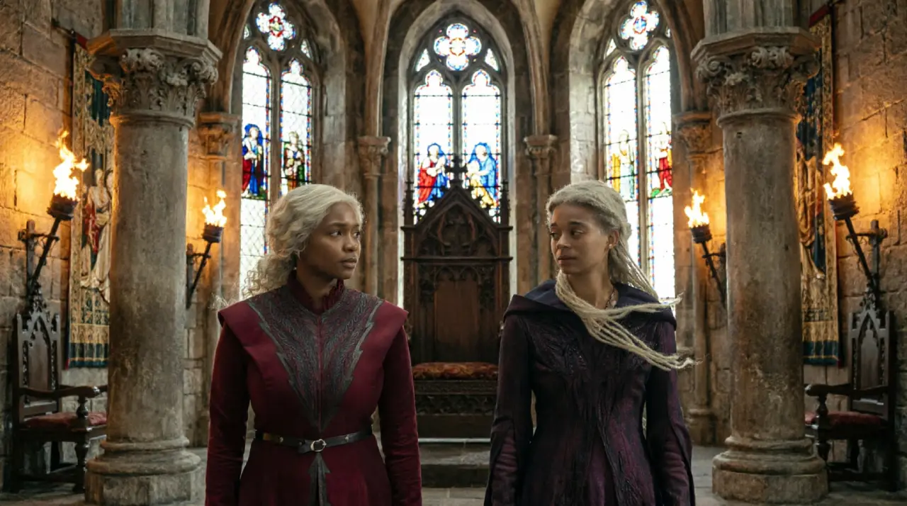 Phoebe Campbell as Rhaena Targaryen in House of the Dragon