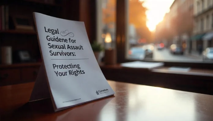 Legal Guidance for Sexual Assault Survivors_ Protecting Your Rights A symbolic image representing support and awareness for Sexual Assault prevention and survivor empowerment.