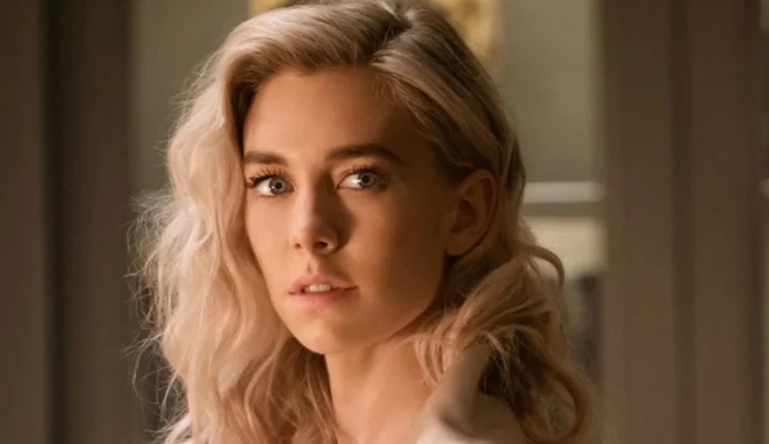 Vanessa Kirby Net Worth Vanessa Kirby posing on a red carpet, representing her rising fame and financial journey – a visual highlight for the article on vanessa kirby net worth.