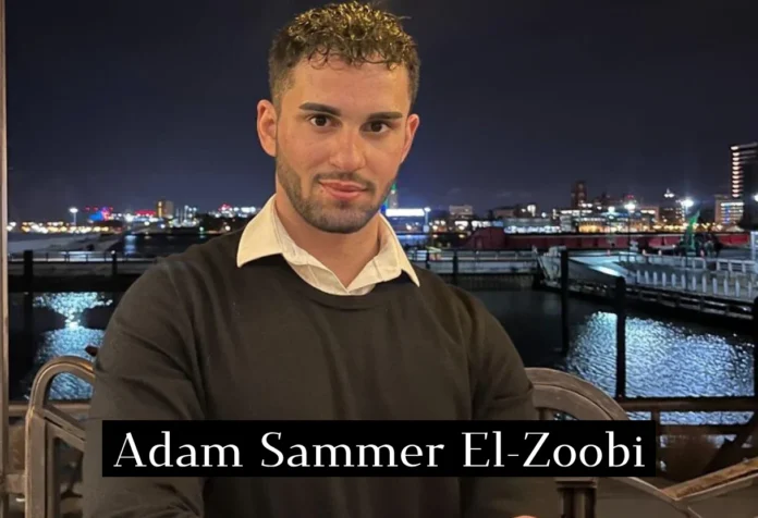 Portrait of Adam Sammer El-Zoobi showcasing his professional appearance and confident personality, representing success and determination.