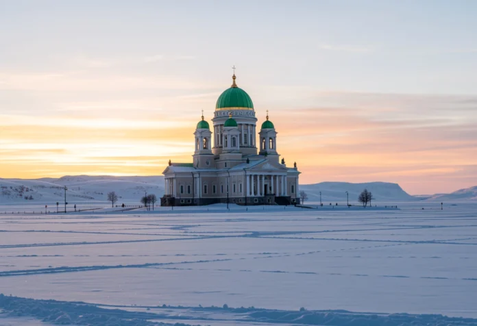 Helsinki Cathedral’s Emerald Domes and the Arctic Tundra Horizons