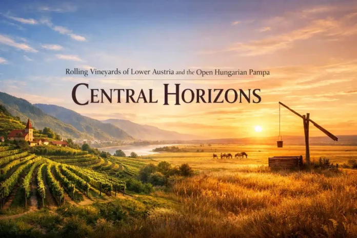 Rolling Vineyards of Lower Austria and the Open Hungarian Pampa: Central Horizons