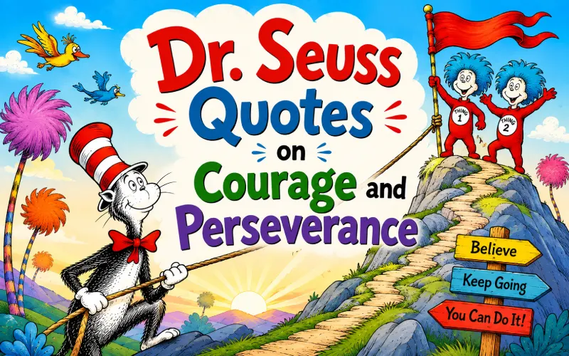 Illustration of a small figure climbing a striped mountain toward the sunrise