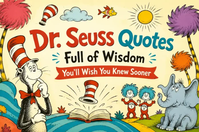 Colorful whimsical illustration of a winding road and striped hills inspired by Dr. Seuss style