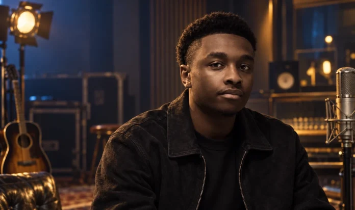 Miles Caton Net Worth 2026 – Acting and Music Career Miles Caton in a recording studio for his acting and music career