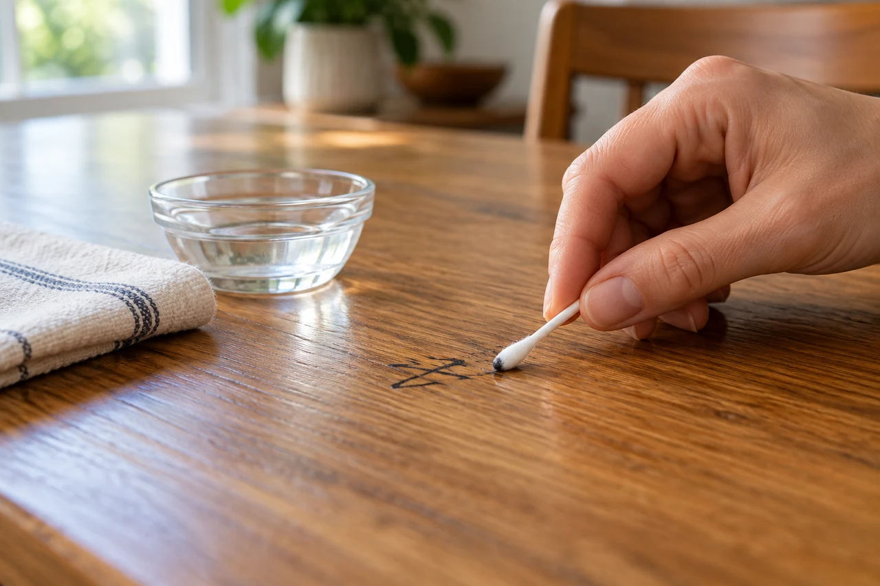 How to Remove Permanent Marker from Almost Anything Without Spreading the Stain 3 Removing permanent marker from finished wood