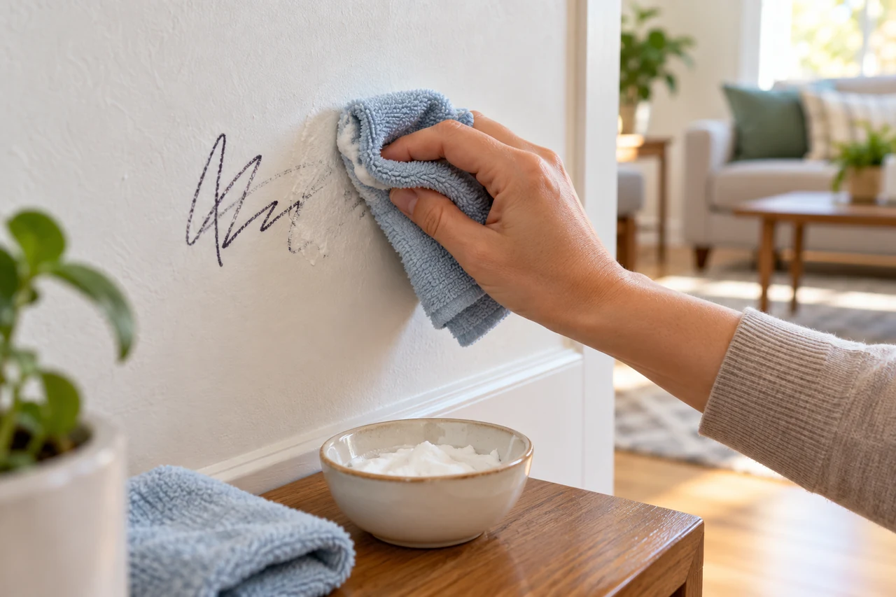 How to Remove Permanent Marker from Almost Anything Without Spreading the Stain 2 Removing permanent marker from a painted wall